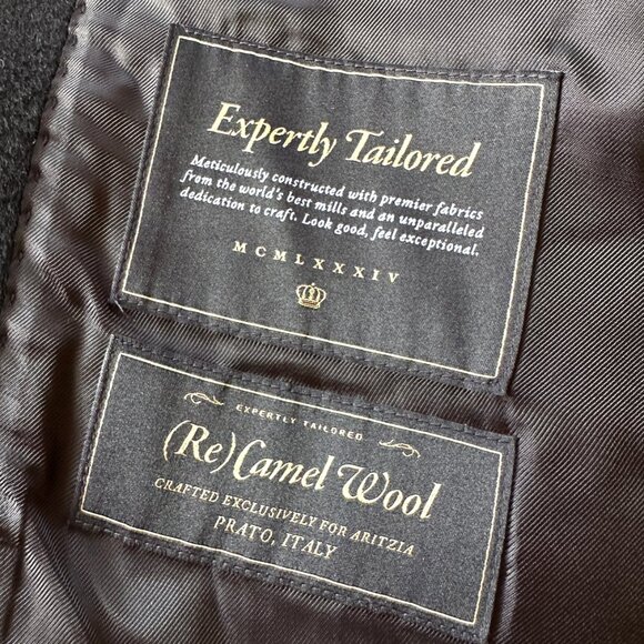 Aritzia The Slouch Coat - (Re)Camel Wool, Black - Picture 14 of 14